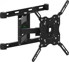 Angle. Furrion - Universal Outdoor Full Motion TV Wall Mount VESA Up To 500x500, Tilt, Weatherproof, Max Load 132 LBS - Black.