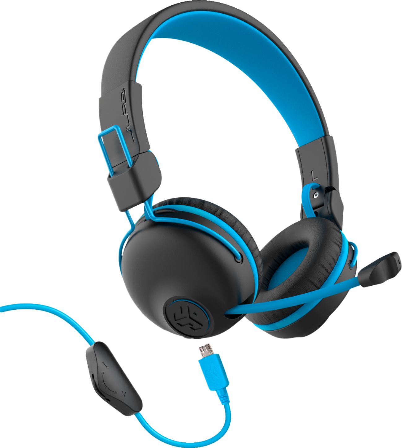 Customer Reviews: JLab JBuddies Play Gaming Headset Black/Blue ...