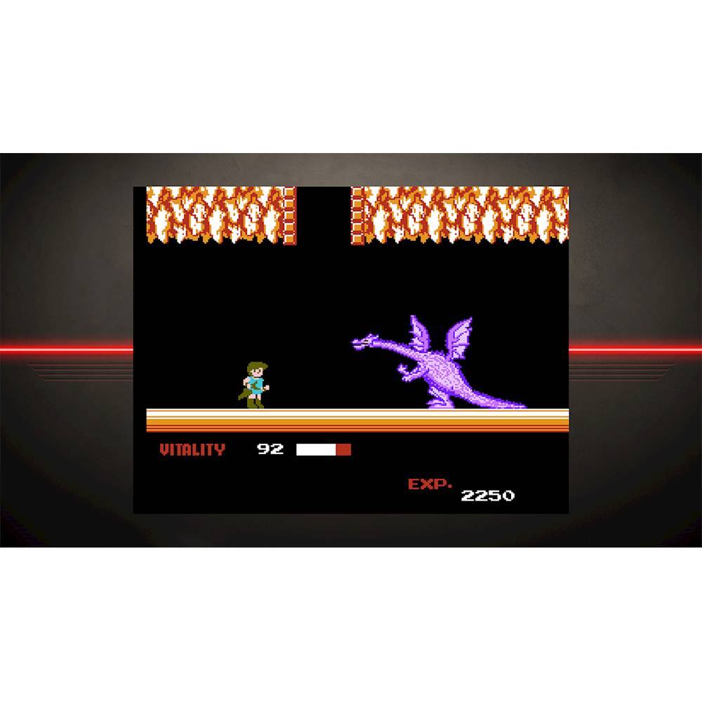 The image shows a video game character walking towards a dragon. The game is set in a dark environment, possibly a cave. The character appears to be facing the dragon, which is a significant part of the game. The game is likely an RPG or an action-adventure game, given the presence of the dragon and the character's interaction with it. The game's title, "Vitality," is displayed at the top of the image, indicating the game's name.