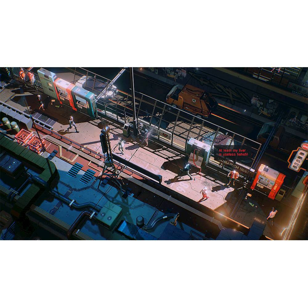 The largest text reads "NARCH UNA RGH B!" and is located on a sign in the image. The following text is cleaned up to read "At least my liver is useloss hehehl".