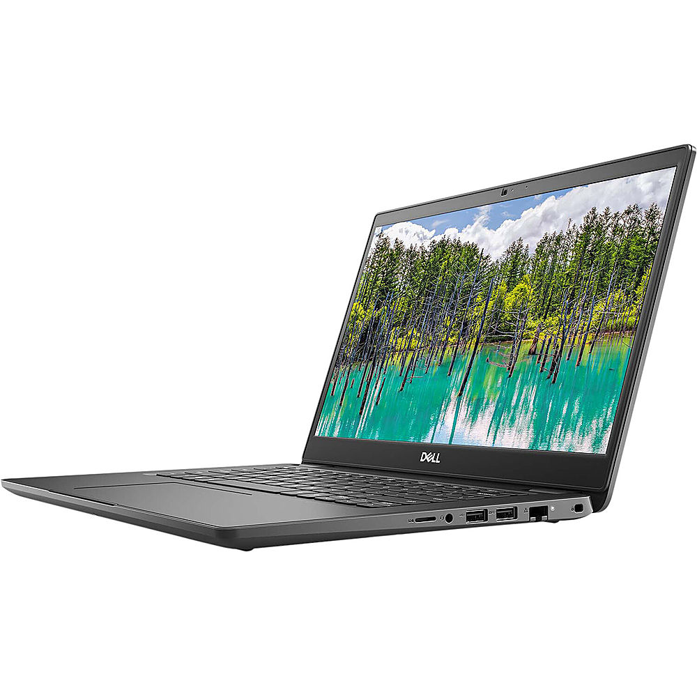 Left View: Dell - Chromebook 11 3000 11.6" Touch-Screen Chromebook - Intel Celeron - 8 GB Memory - 32 GB eMMC - Black