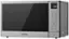 Left. Panasonic - 1.2 Cu. Ft. 1200 Watt SN68KS Microwave with Inverter and Genius Sensor - Stainless Steel.