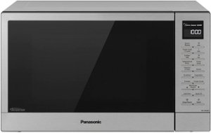 Panasonic - 1.2 Cu. Ft. 1200 Watt SN68KS Microwave Genius Sensor Cooking - Stainless steel - Front_Zoom