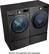 Alt View 18. LG - 7.4 Cu. Ft. Stackable Smart Gas Dryer with Steam and Built-In Intelligence - Black Steel.