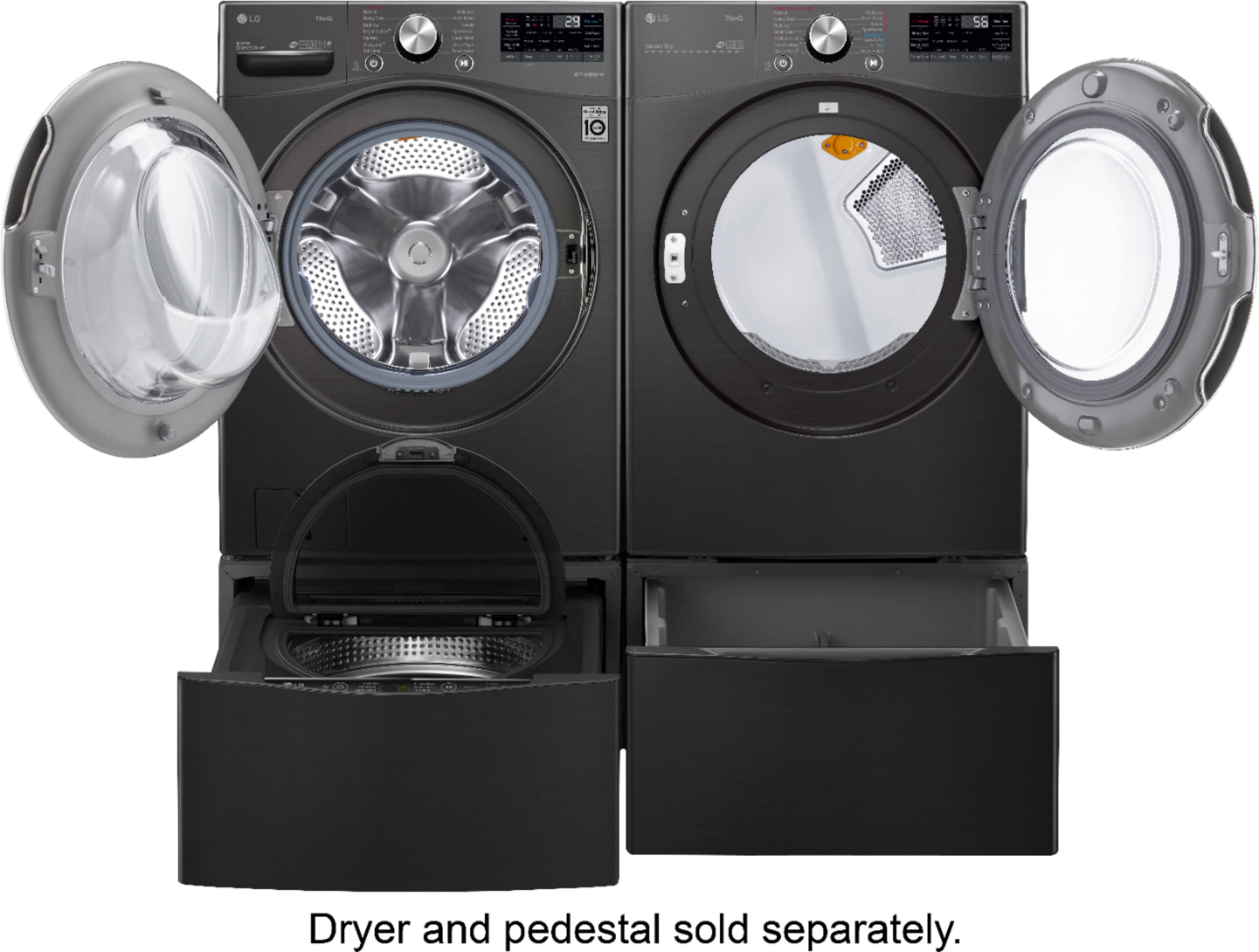 Dryer and pedestal sold separately.