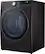 Alt View 12. LG - 7.4 Cu. Ft. Stackable Smart Gas Dryer with Steam and Built-In Intelligence - Black steel.