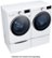 Alt View 22. LG - 7.4 Cu. Ft. Stackable Smart Gas Dryer with Built-In Intelligence - White.
