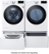 Alt View 27. LG - 7.4 Cu. Ft. Stackable Smart Gas Dryer with Built-In Intelligence - White.