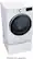 Left. LG - 7.4 Cu. Ft. Stackable Smart Gas Dryer with Built-In Intelligence - White.