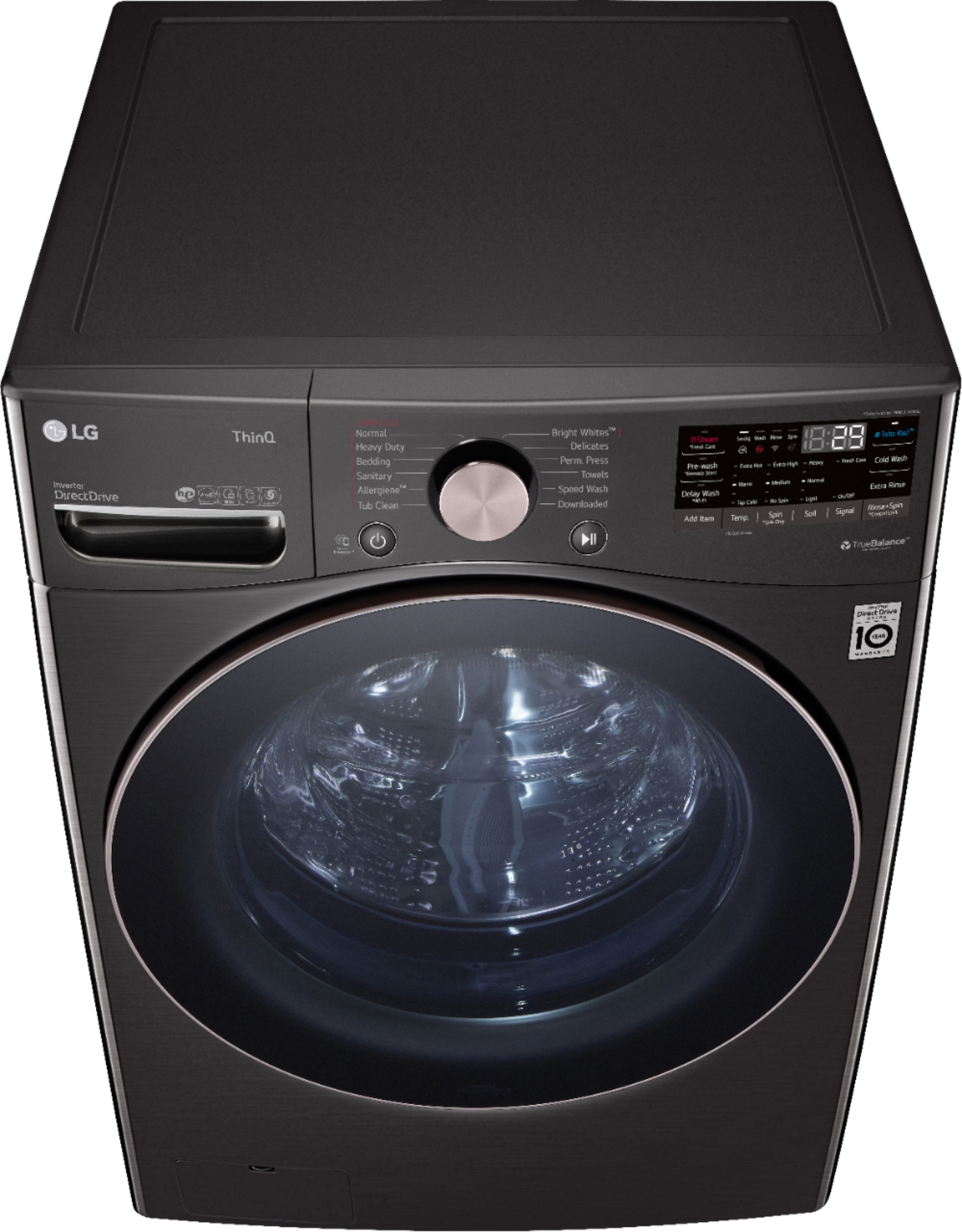 WM4000HWA, LG, 4.5 cu. ft. Ultra Large Capacity Smart wi-fi Enabled Front  Load Washer with TurboWash™ 360° and Built-In Intelligence