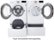 Alt View Zoom 24. LG - 4.5 Cu. Ft. High-Efficiency Stackable Smart Front Load Washer with Steam and Built-In Intelligence - White.