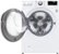 Alt View 6. LG - 4.5 Cu. Ft. High-Efficiency Stackable Smart Front Load Washer with Steam and Built-In Intelligence - White.