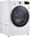 Angle Zoom. LG - 5.0 Cu. Ft. High-Efficiency Stackable Smart Front Load Washer with Steam and Built-In Intelligence - White.