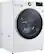 Angle. LG - 5.0 Cu. Ft. High-Efficiency Stackable Smart Front Load Washer with Steam and Built-In Intelligence - White.