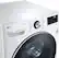Alt View 12. LG - 5.0 Cu. Ft. High-Efficiency Stackable Smart Front Load Washer with Steam and Built-In Intelligence - White.