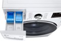 Alt View Zoom 1. LG - 5.0 Cu. Ft. High Efficiency Stackable Smart Front-Load Washer with Steam and Built-In Intelligence - White.