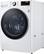 Alt View 1. LG - 5.0 Cu. Ft. High-Efficiency Stackable Smart Front Load Washer with Steam and Built-In Intelligence - White.