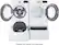 Alt View 18. LG - 7.4 Cu. Ft. Stackable Smart Gas Dryer with Steam and Built-In Intelligence - White.