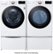 Alt View Zoom 25. LG - 7.4 Cu. Ft. Stackable Smart Gas Dryer with Steam and Built-In Intelligence - White.