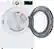 Alt View 2. LG - 7.4 Cu. Ft. Stackable Smart Electric Dryer with Steam and Built-In Intelligence - White.