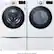 Alt View 21. LG - 7.4 Cu. Ft. Stackable Smart Electric Dryer with Steam and Built-In Intelligence - White.