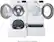 Alt View 25. LG - 7.4 Cu. Ft. Stackable Smart Electric Dryer with Steam and Built-In Intelligence - White.