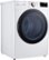 Angle Zoom. LG - 7.4 Cu. Ft. Stackable Smart Electric Dryer with Steam and Built-In Intelligence - White.