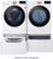 Alt View 19. LG - 7.4 Cu. Ft. Stackable Smart Electric Dryer with Steam and Built-In Intelligence - White.