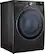 Alt View 12. LG - 7.4 Cu. Ft. Stackable Smart Electric Dryer with Steam and Built-In Intelligence - Black Steel.