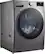 Angle. LG - 4.5 Cu. Ft. High-Efficiency Stackable Smart Front Load Washer with Steam and 6Motion Technology - Graphite Steel.