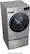 Alt View 16. LG - 4.5 Cu. Ft. High-Efficiency Stackable Smart Front Load Washer with Steam and 6Motion Technology - Graphite Steel.