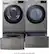 Alt View 24. LG - 4.5 Cu. Ft. High-Efficiency Stackable Smart Front Load Washer with Steam and 6Motion Technology - Graphite Steel.