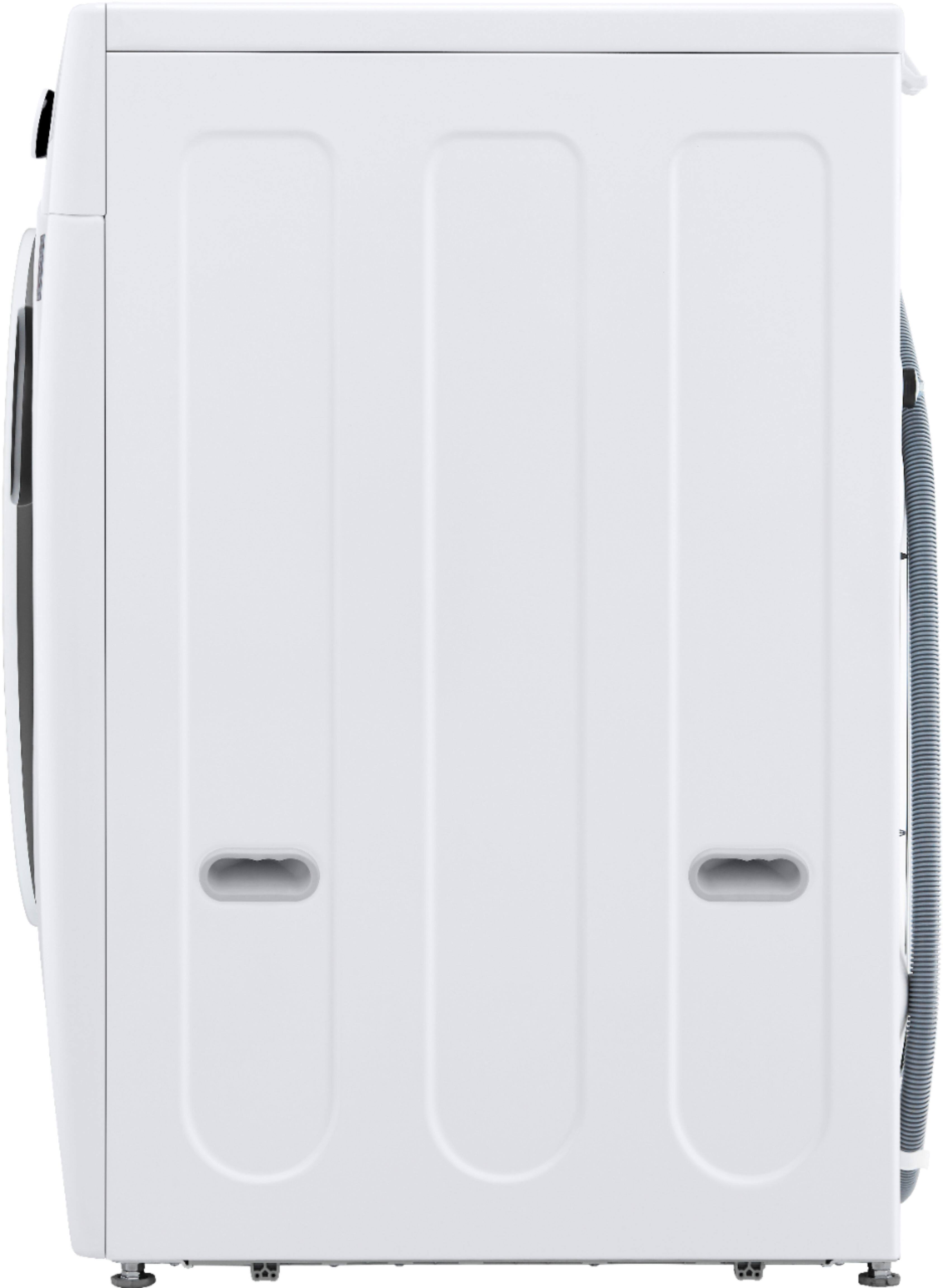 Alt View 13. LG - 4.5 Cu. Ft. High-Efficiency Stackable Smart Front Load Washer with Steam and 6Motion Technology - White.