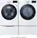 Alt View 21. LG - 4.5 Cu. Ft. High-Efficiency Stackable Smart Front Load Washer with Steam and 6Motion Technology - White.