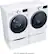 Alt View 22. LG - 4.5 Cu. Ft. High-Efficiency Stackable Smart Front Load Washer with Steam and 6Motion Technology - White.