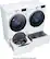 Alt View 23. LG - 4.5 Cu. Ft. High-Efficiency Stackable Smart Front Load Washer with Steam and 6Motion Technology - White.