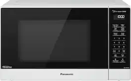 Panasonic - 1.2 Cu. Ft. 1200 Watt SN65KW Microwave with Inverter and Genius Sensor - White