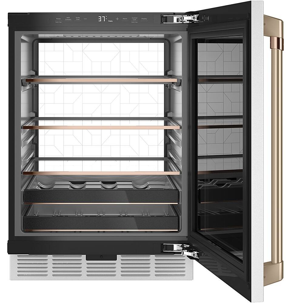 Alt View 11. Café - 14-Bottle 126-Can Built-In Beverage Center with WiFi - Matte White.