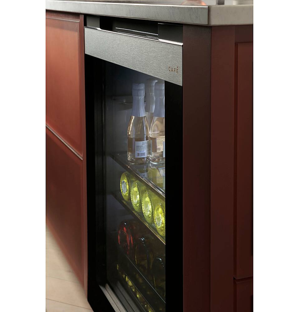 Alt View 19. Café - 14-Bottle 126-Can Built-In Beverage Center with WiFi - Matte White.