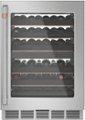 Alt View Zoom 12. Café - 46-Bottle Built-In Dual Zone Wine Center with WiFi - Stainless steel.