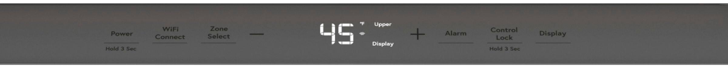 Alt View 14. Café - 46-Bottle Built-In Dual Zone Wine Center with WiFi - Stainless Steel.