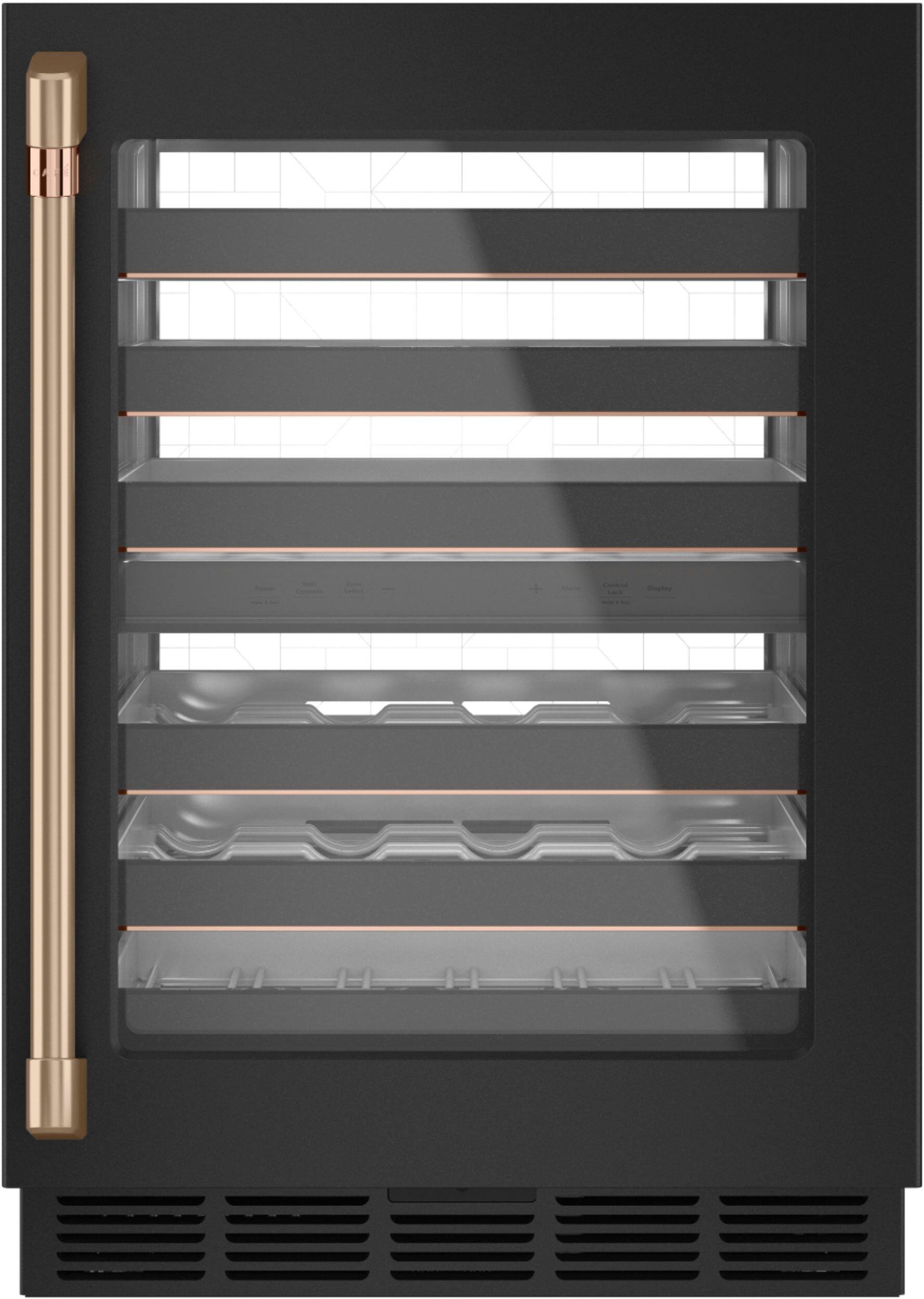 Alt View 16. Café - 46-Bottle Built-In Dual Zone Wine Center with WiFi - Matte Black.