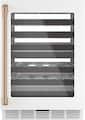 Café - 46-Bottle Built-In Dual Zone Wine Cooler with Wi-Fi - Matte White