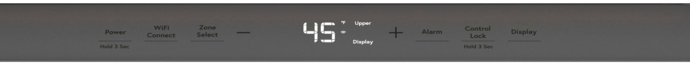 Alt View 14. Café - 46-Bottle Built-In Dual Zone Wine Center with WiFi - Matte White.