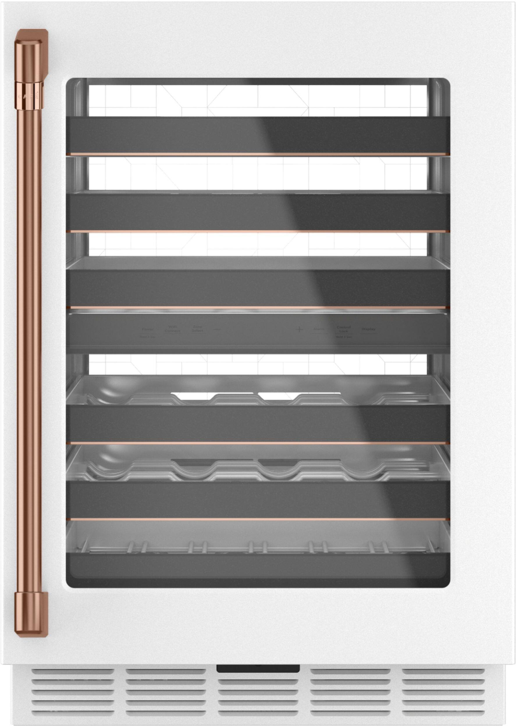 Alt View 16. Café - 46-Bottle Built-In Dual Zone Wine Center with WiFi - Matte White.