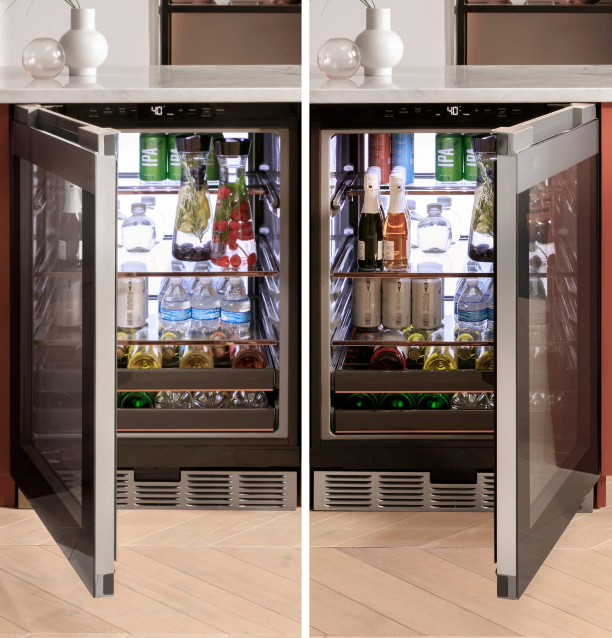 Alt View 23. Café - 46-Bottle Built-In Dual Zone Wine Center with WiFi - Matte White.