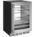 Left. Café - 14-Bottle 126-Can Built-In Beverage Center with WiFi - Stainless Steel.