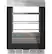 Front. Café - 14-Bottle 126-Can Built-In Beverage Center with WiFi - Platinum Glass.