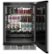 Alt View Zoom 12. Café - Modern Glass 14-Bottle 126-Can Built-In Beverage Center with WiFi - Platinum Glass.