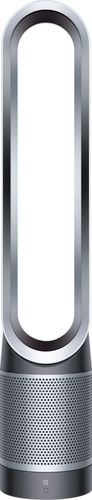 Dyson - TP01 Pure Cool Tower 800 Sq. Ft. HEPA Air Purifier and Fan - Iron / Silver
